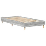 Bed Frame Grey Sonoma 203 x 93 x 25 cm Engineered Wood 861053