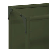 Firewood Rack Olive Green 25x25x100 cm Cold-rolled steel 864270