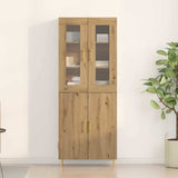 Highboard 2 pcs Artisan Oak Engineered Wood 3334347
