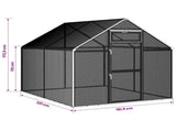 Bird Cage Anthracite 181.5 x 221 x 173.5 cm Welded Wire Mesh 42036857
