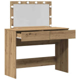 Dressing Table Artisan Oak 100 x 40 x 120 cm Engineered Wood 868861