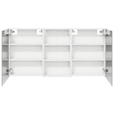 Bathroom Cabinet Set 3 pcs 140 x 14.5 x 70 cm Engineered wood 3403776