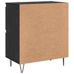 Sideboards 3 pcs Black oak 180 x 35 x 70 cm Engineered wood 3394526