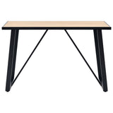 Dining Table Oak 120x60x75 cm MDF 281560