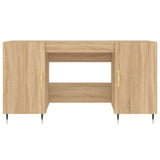 Desk Sonoma Oak 140x50x75 cm Engineered Wood 829527