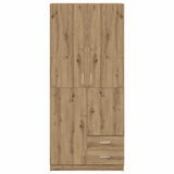 Wardrobe Artisian Oak 80x52x180 cm Engineered Wood 855887