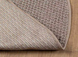 Indoor Rug LUGO Cream and Taupe 120 cm Polyester 42022710