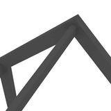 Kids Bed Frame with a Drawer Dark Grey Solid Pine Wood 80x160cm 322143
