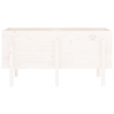 Garden Raised Bed White 121x50x57 cm Solid Wood Pine 825227
