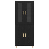 Highboard Black Oak 69.5 x 34 x 180 cm 3416199