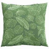 Scatter Pillows 4 pcs Leaf Pattern 60 x 60 cm Polyester Farbic 360422