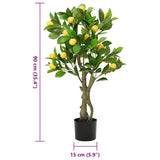 Artificial Lemon Tree 234 Leaves 90 cm Green 4103590