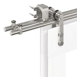 Sliding Door Hardware Kit 183 cm Stainless Steel Silver 3295761
