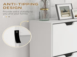 Shoe Storage Cabinet, 4 Flip Drawers, Shoe Organizer for 16 Pairs of Shoes, White T3398P341272