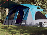 Camping Tent Cabin 5-Person Blue Waterproof 94753