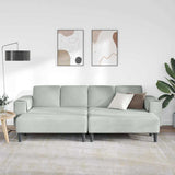 Sofa Set 3 pcs Light grey Velvet 3335122