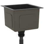 ZNTS Handmade Kitchen Sink Black Stainless Steel 51499