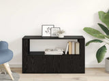 Sideboard Black oak 80 x 30 x 60 cm Engineered wood 881092