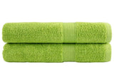 Premium Bath Towels "SOLUND" 2 pcs Apple Green 100x150 cm 600 gsm 137503