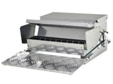 11.5KG Automatic Chicken Poultry Feeder Rat Proof Treadle Self Opening with Galvanized Steel and T3398P349831