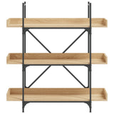 Bookcase 3-Tier Sonoma Oak 100x33x108.5 cm Engineered Wood 837688