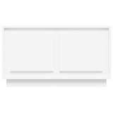 TV Cabinet White 80x35x45 cm Engineered Wood 819852