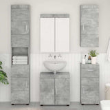 Bathroom Furniture Set TULUM 5 pcs Concrete Grey 3398057