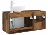 Bathroom Furniture Set 2 pcs Old Wood Engineered Wood 3404032