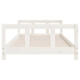 Kids Bed Frame White 90x190 cm Solid Wood Pine 834433