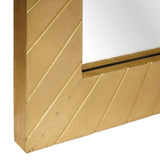 Bathroom Mirror Wall-mounted with Mirror Gold 50 x 2.5 x 70 cm 4017859