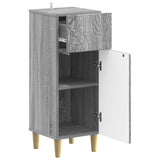Bathroom Storage Cainet DELFT Grey Sonoma 30 x 31 x 80 cm 897051
