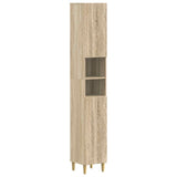 Bathroom Cabinet with Open Shelf DELFT Sonoma Oak 897037