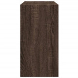 Sink Cabinet Brown Oak 63x29x55 cm Engineered Wood 848135