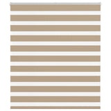 Zebra Blind Sand Brown 120x100 cm Fabric Width 115.9 cm Polyester 4014525