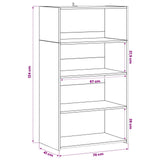 Highboard Artisan Oak 70 x 41 x 124 cm Engineered Wood 8015671