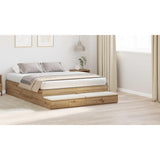 Bed Drawers Artisan Oak 160 x 36.5 x 16.5 cm Engineered Wood 866978