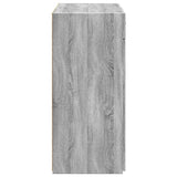 Sideboard Grey Sonoma 80x42.5x93 cm Engineered Wood 3281474