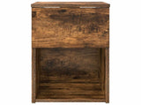 Bed Cabinet 2 pcs Smoked Oak 29 x 31.5 x 49 cm Engineered Wood 8001106