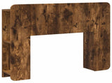 Headboard Cabinet with Storage Smoked Oak Engineered Wood 8001188