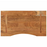 Desk Top 80x50x2.5 cm Rectangular Solid Wood Acacia 370162