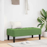 Bench with Cushion Light Green 113 x 57 x 39 cm Velvet 42001950