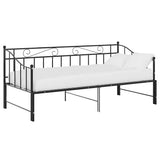 Sofa Bed Frame Black Powder-coated metal Single 324776