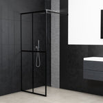 Walk-in Shower Screen Clear Tempered Glass 140x195 cm 145683