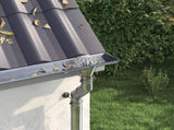 Gutter Leaf Guard 8 pcs Silver 75 mm Stainless Steel 42019387