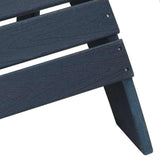 Garden Chair 2 pcs Navy Polyethylene 3335843