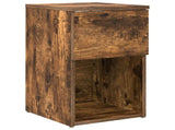 Bed Cabinet Smoked Oak 29 x 31.5 x 49 cm Engineered Wood 8001105