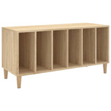 Record Cabinet Sonoma Oak 100x38x48 cm Engineered Wood 831976