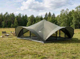 Tipi Tent with Roof Army green 18-Person Polyester and Steel 42028622
