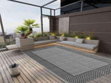 Outdoor Carpet ARAKIL Grey 190x290 cm PP 310415