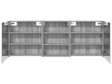 Bathroom Cabinet Set 3 pcs 140 x 14.5 x 70 cm Engineered wood 3403781